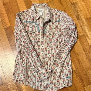 Ariat Pearl-snap Embroidered Button-up